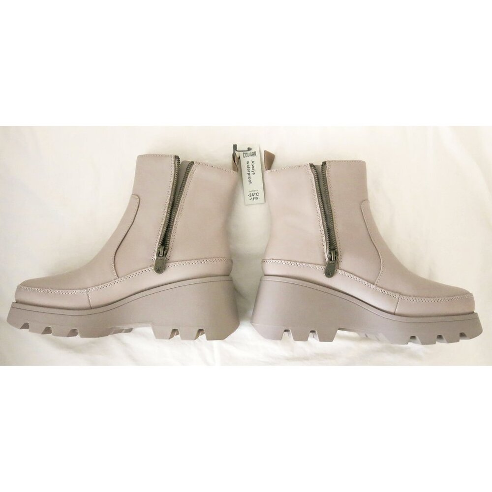 NWT in Box COUGAR Villa Cream Real Leather Waterproof PrimaLoft Boots - 7 - Picture 11 of 16